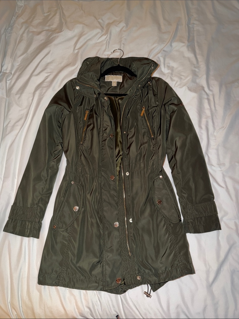 Michael Kors Olive Green Utility Jacket